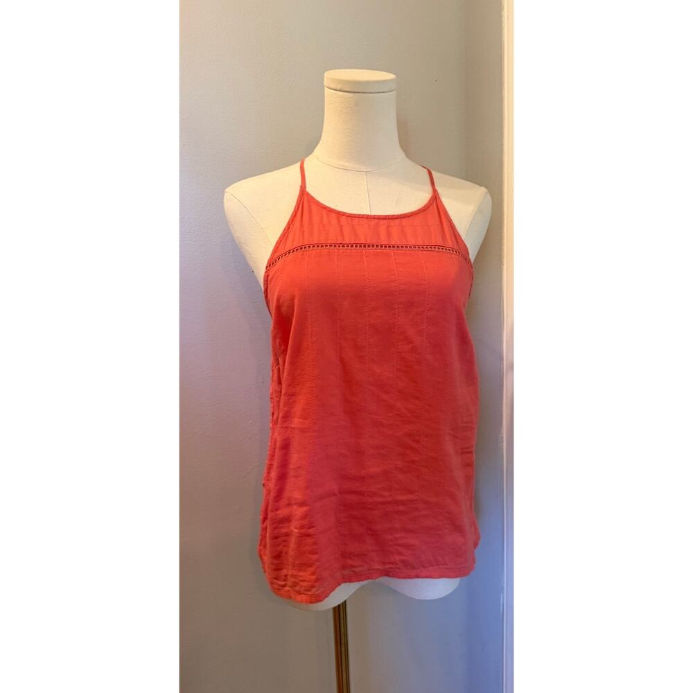 KUHL Ladies Tank Small 100% Organic Cotton Coral Light weight
